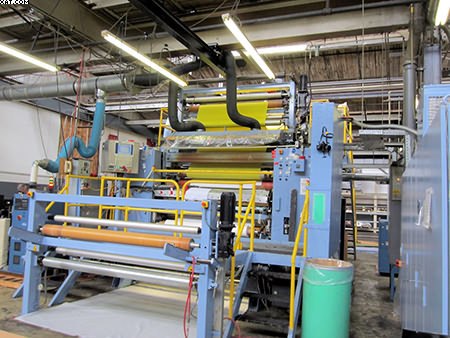 CAVITEC Powder Coater Laminator, 78" wide,